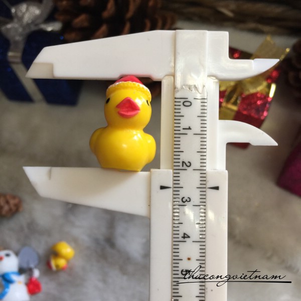Mô Hình Vịt Đội Nón Ông Già Noel 2.5cm